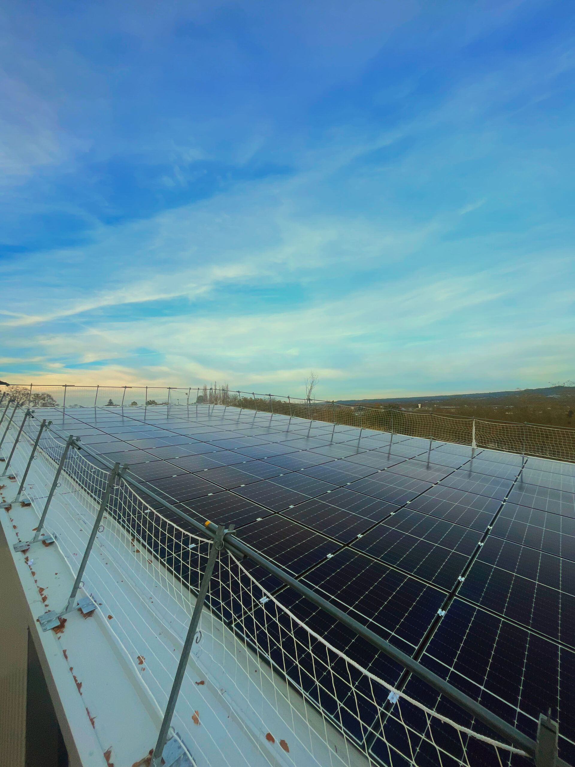 Panneaux solaires sur toiture